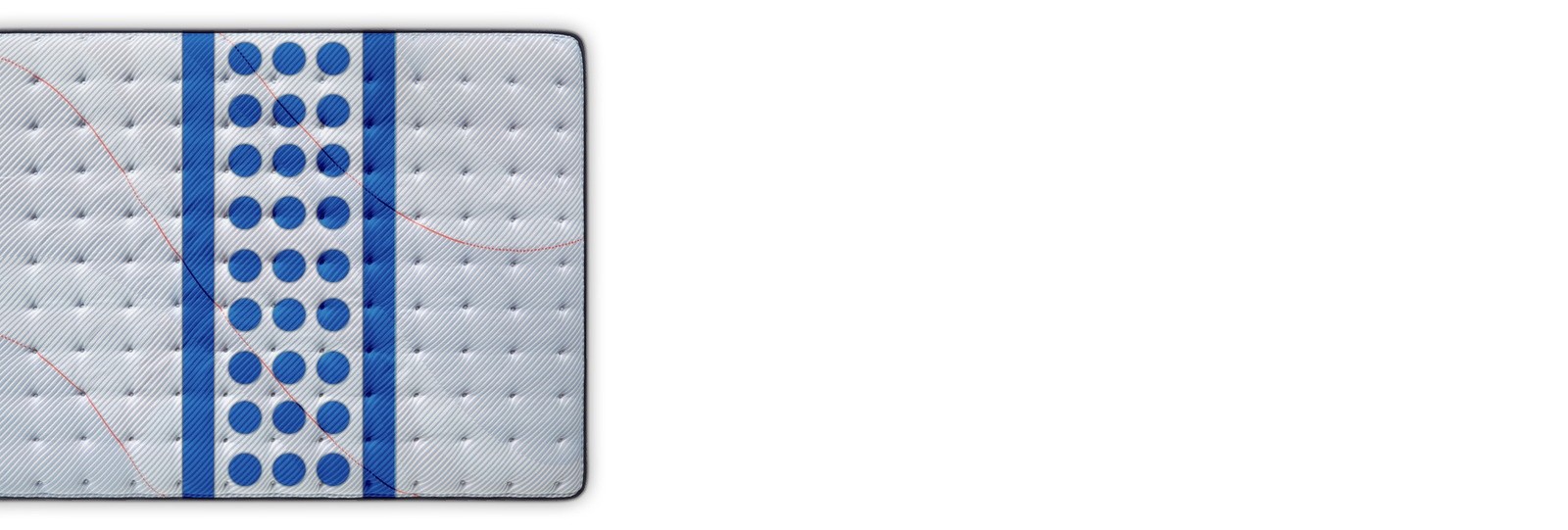 Posturepedic Spring mattress with targeted support illustration flipped
