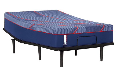 Posturepedic Elite Hybrid on an adjustable base