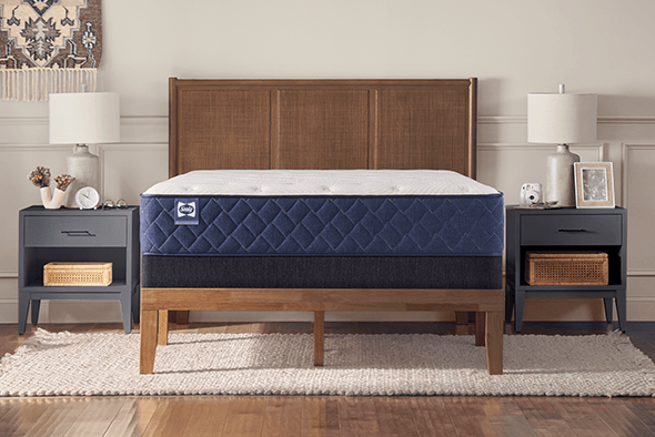 Icon mattress in styled room
