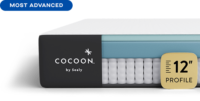 Cocoon Hybrid side profile showing layers