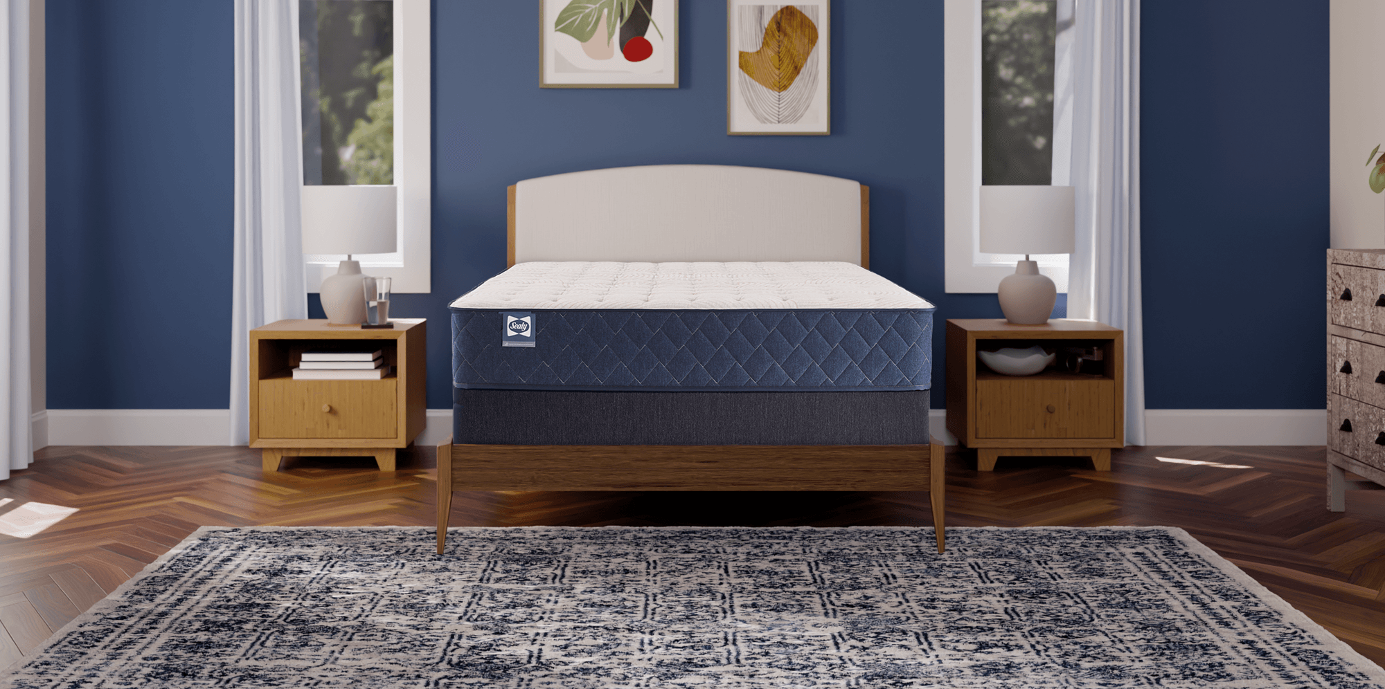 Neyland mattress in styled room