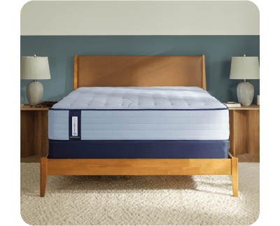 Posturepedic Spring mattress in a styled room
