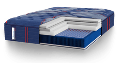 Posturepedic Elite Spring mattress with layer cutaway